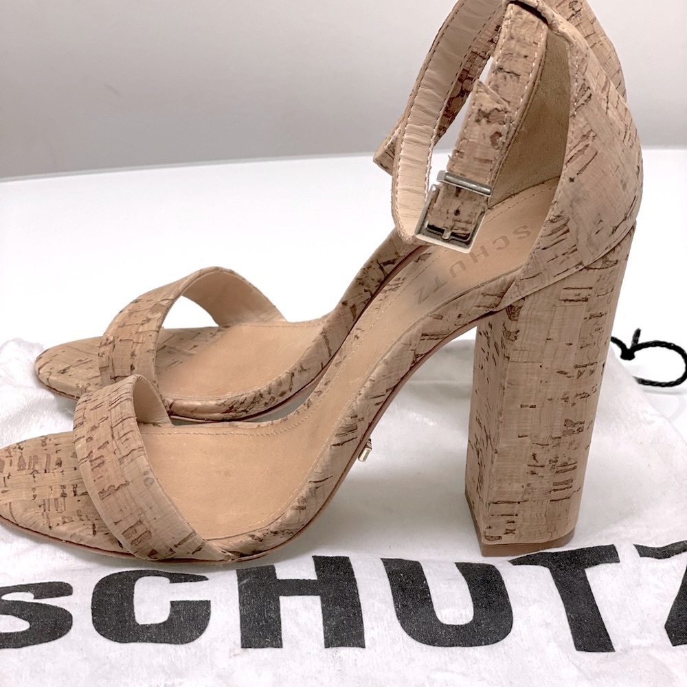 Schutz Enida Cork Heels